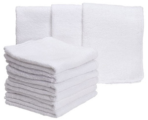 Glam Alert: White washcloths | The Average Consumer